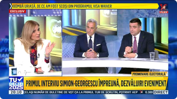 Calin Georgescu - George Simion - Realitatea-TV