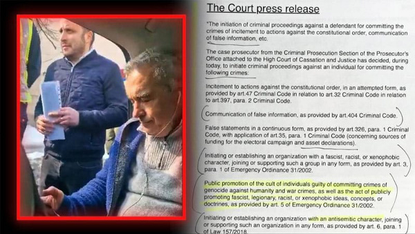 Calin Georgescu - the court press release